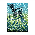 dubbele wenskaart met envelop
15 x 15 cm
kringlooppapier
